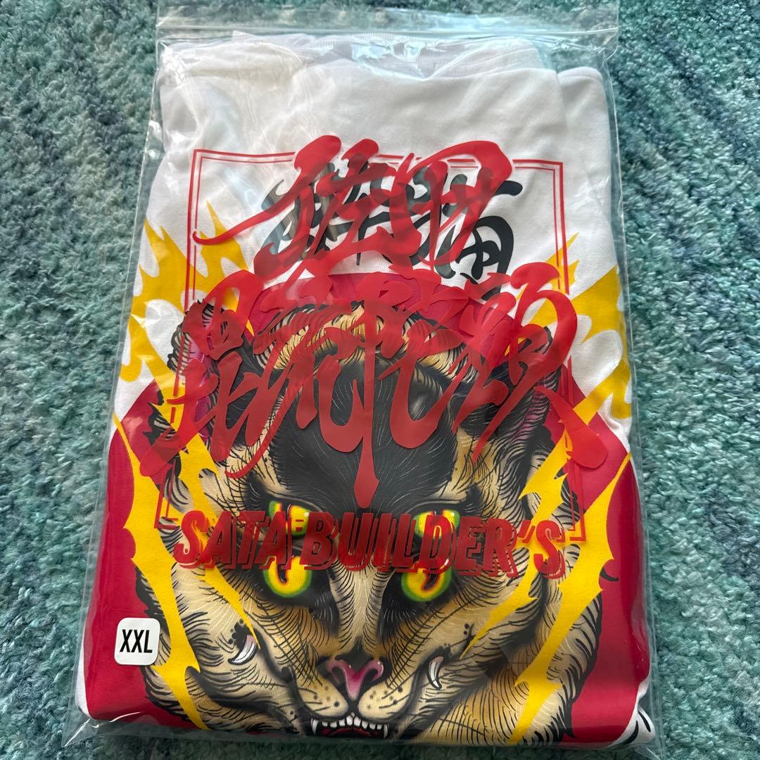 SATA builders 猫デザイン Tシャツ XXL