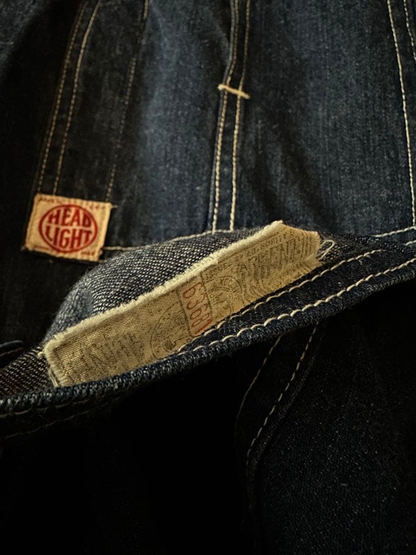 ジ*ン様 真紺 超スペシャル品 HEADLIGHT 50s カバーオール ゴール
