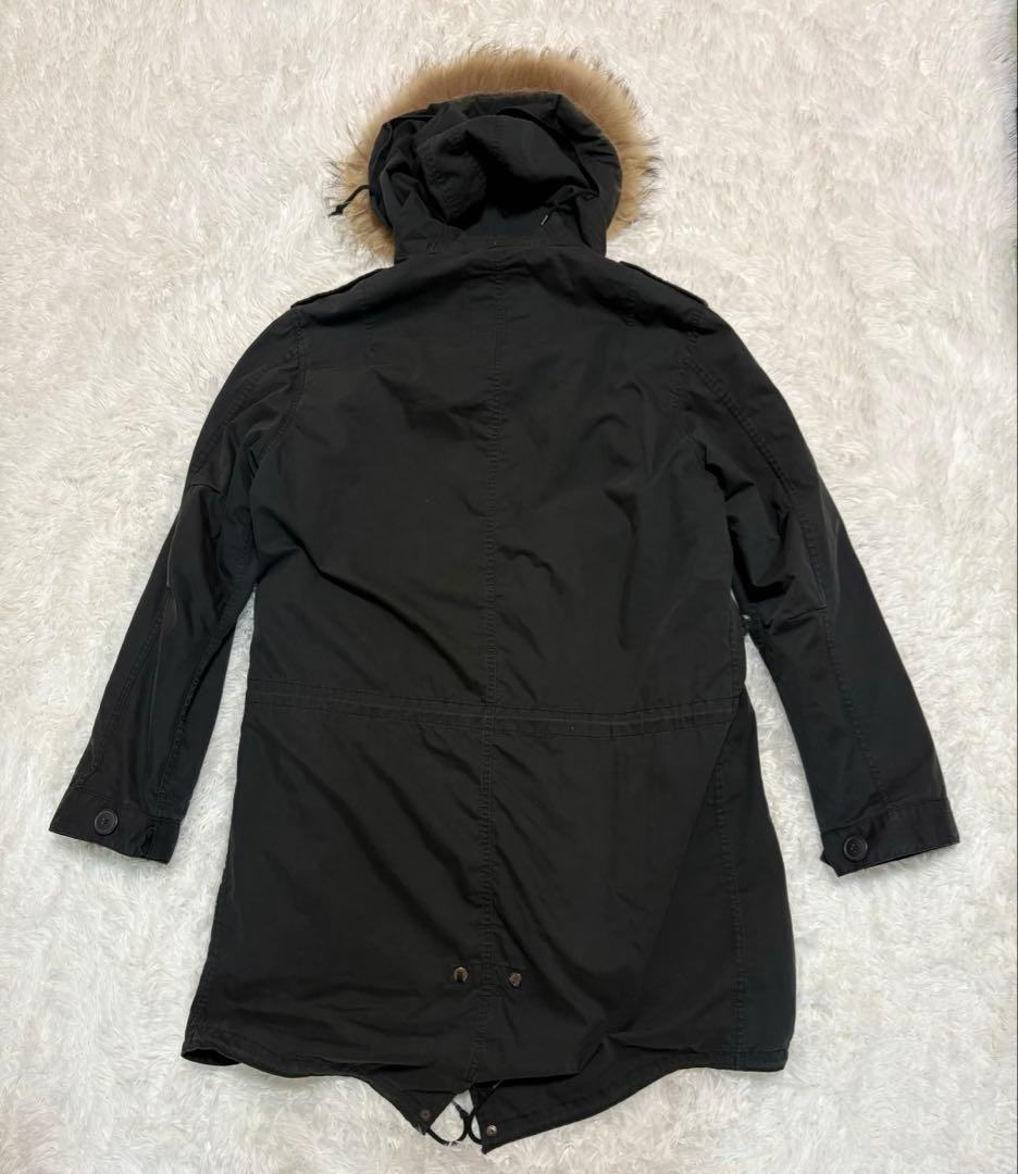 Alpha Industries XL 黒 コート 取外し可