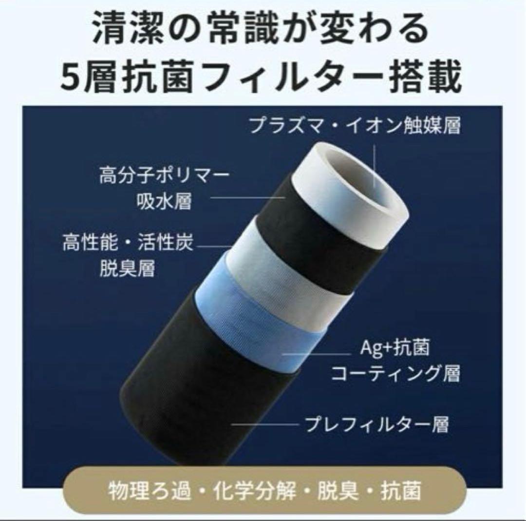 自動調湿 5L 気化式 加湿器 プラズマ 4重除菌 大容量 上部給水