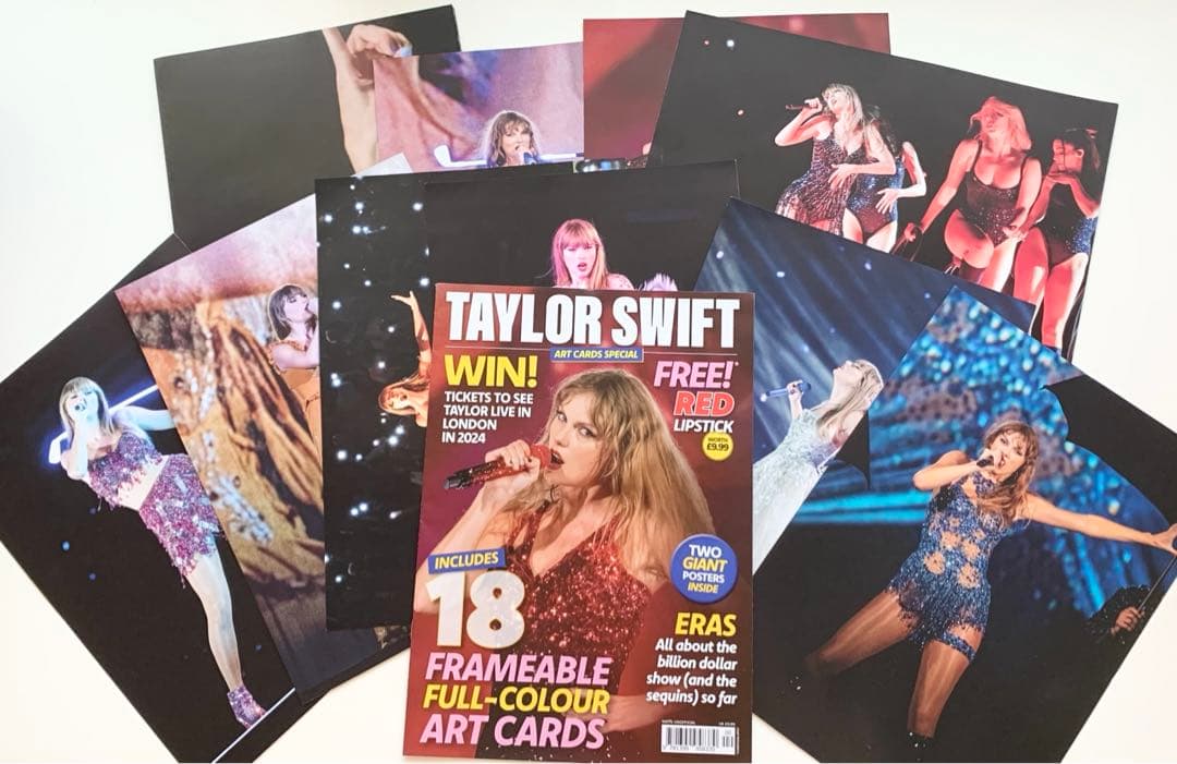 Taylor Swift テイラースウィフト　海外雑誌　Art Cards