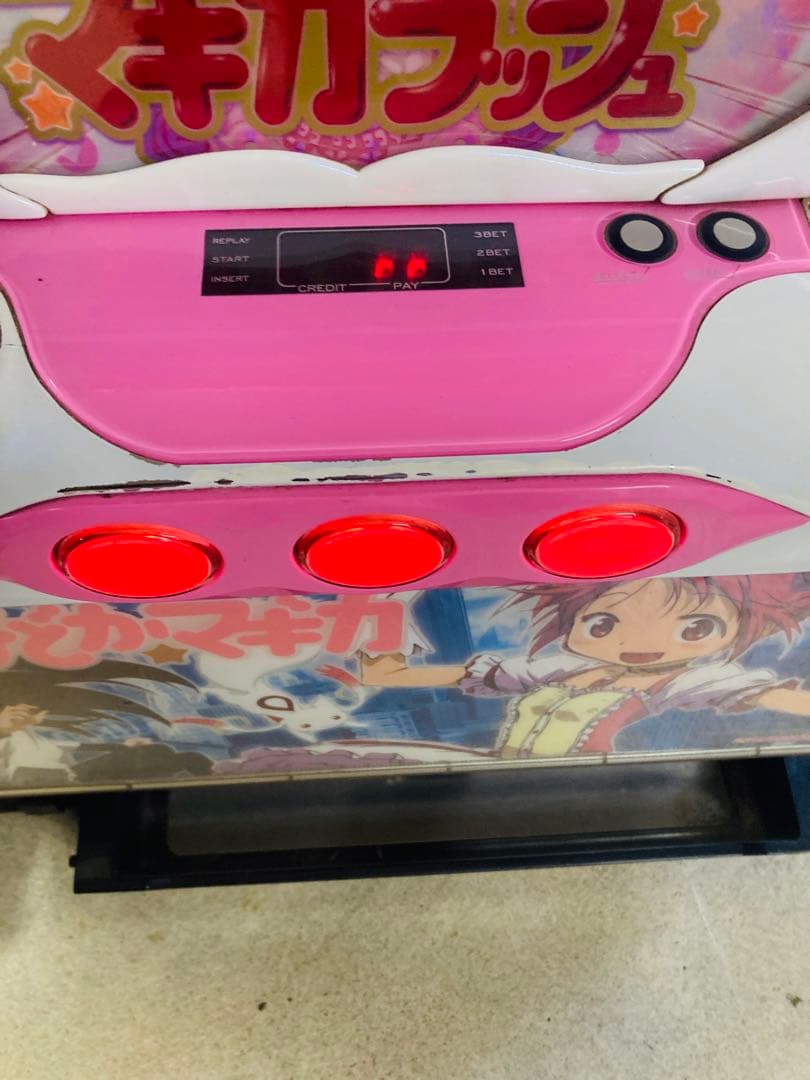 g*a様 魔法少女まどか☆マギカ 初代？ スロット台 パチスロ 中古 ジャンク