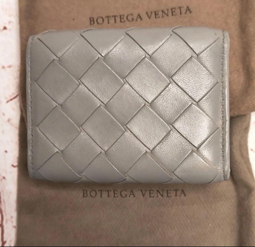 ゴ*6様 BOTTEGA VENETA ボッテガヴェネタ 三つ折財布 マキシイン