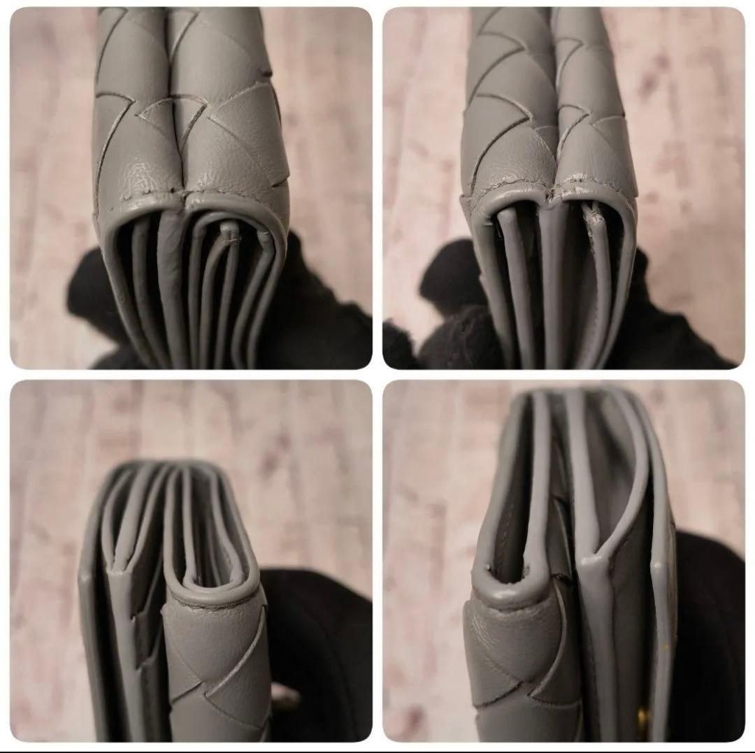ゴ*6様 BOTTEGA VENETA ボッテガヴェネタ 三つ折財布 マキシイン