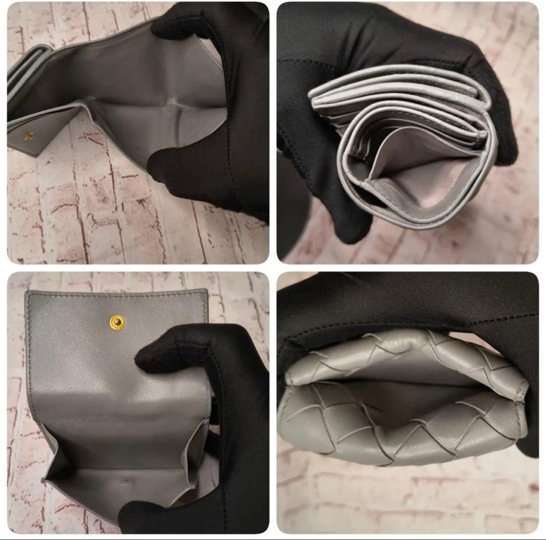 ゴ*6様 BOTTEGA VENETA ボッテガヴェネタ 三つ折財布 マキシイン