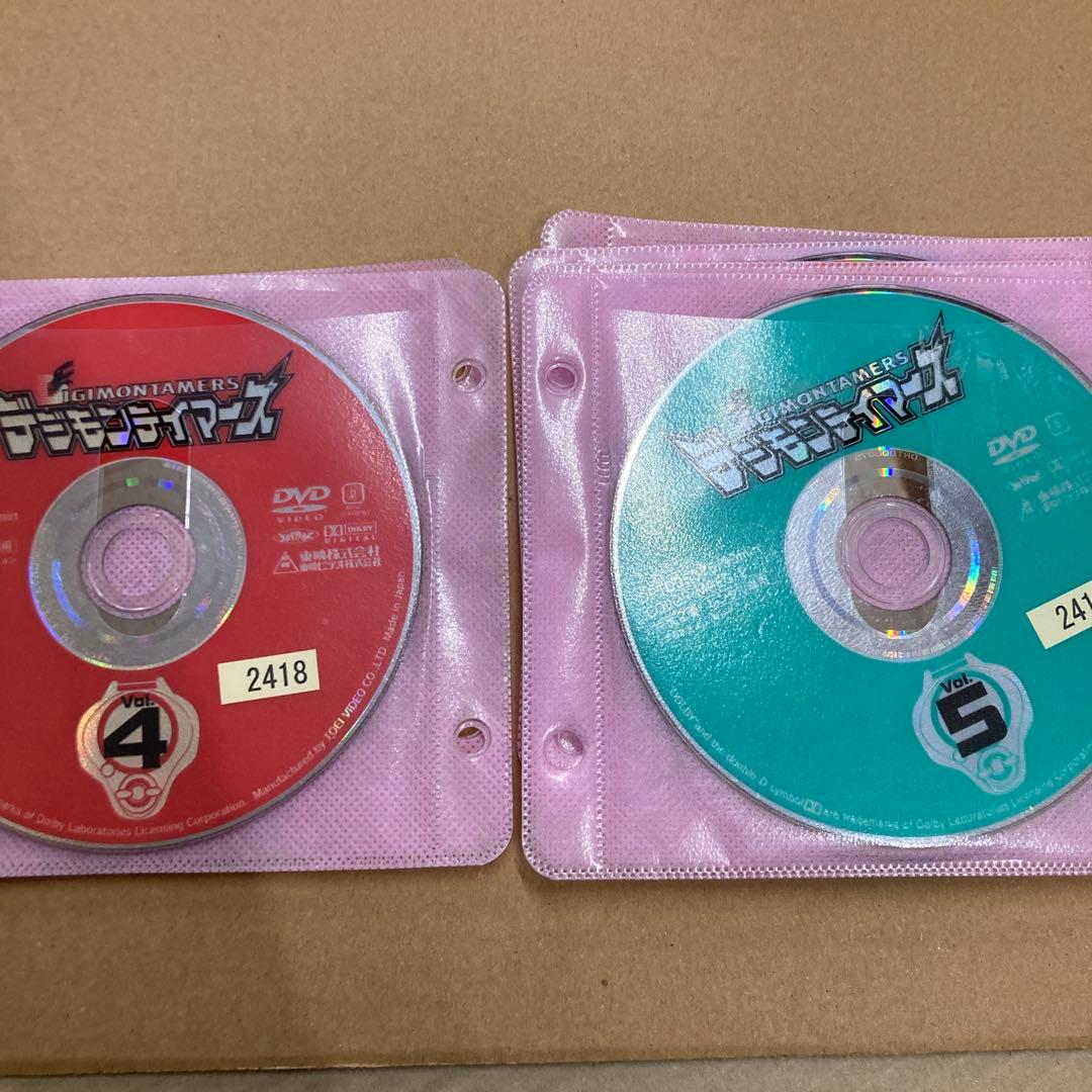デジモンテイマーズDVD 全12巻セット　レンタル落ち