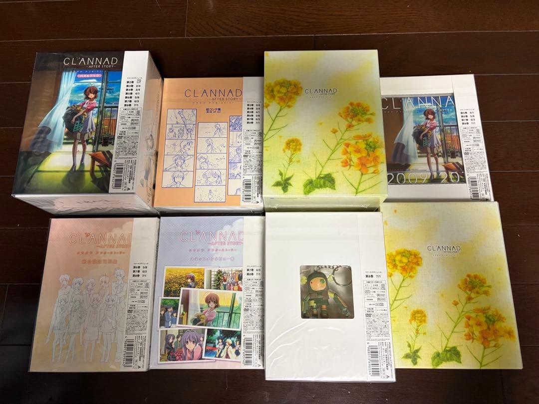 CLANNAD 1期+2期　初回全16巻セット DVD 未開封多数