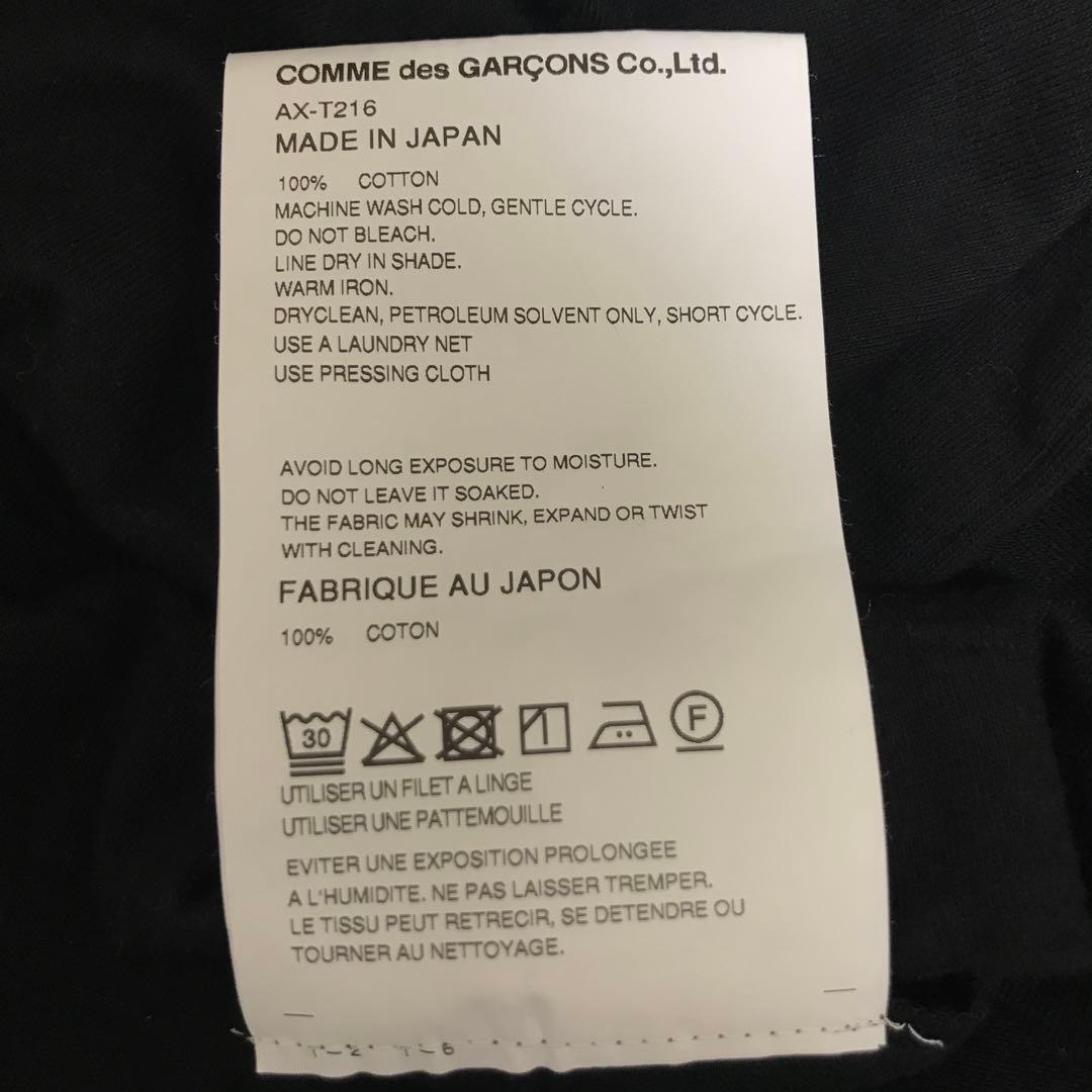 PLAY COMME des GARCONS ブラック　ゴールド　Tシャツ　L