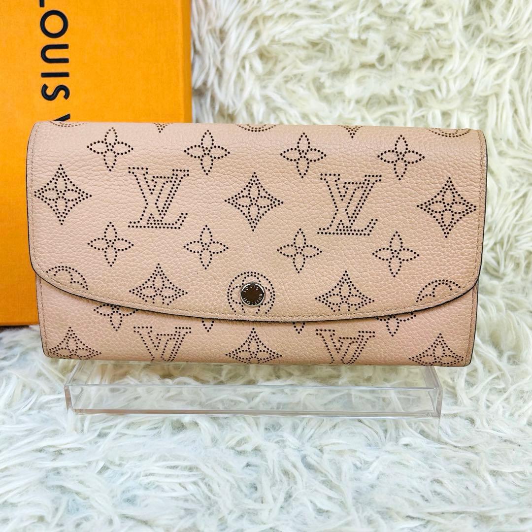 ルイヴィトン マヒナ ポルトフォイユ イリス マグノリア 長財布 M60145
