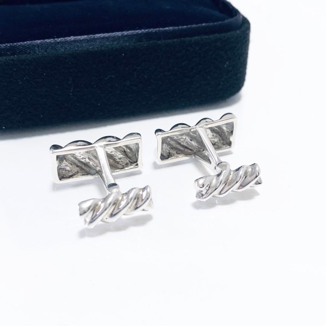 美品 TIFFANY&CO. ツイスト カフス シルバー F252064
