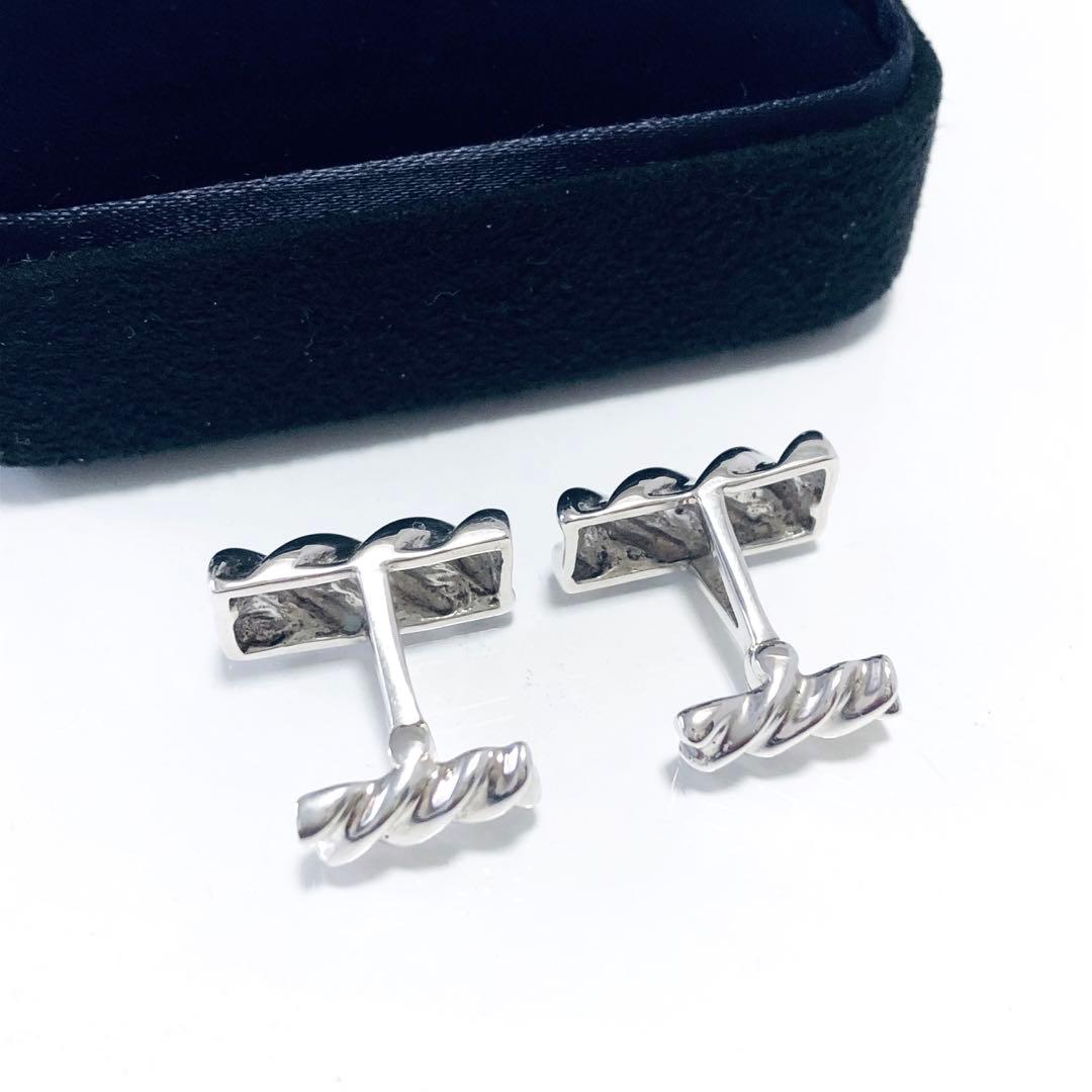 美品 TIFFANY&CO. ツイスト カフス シルバー F252064