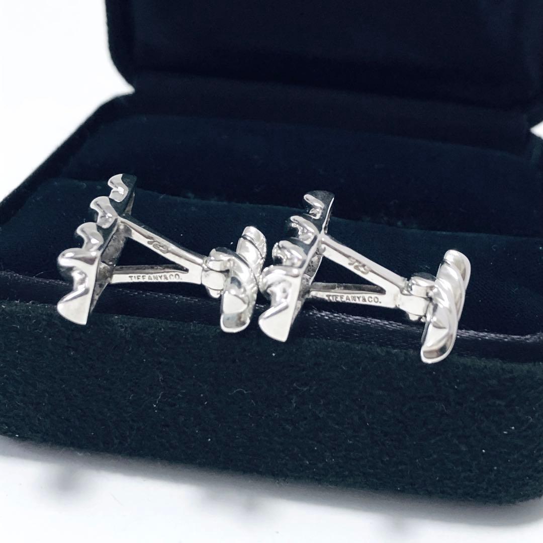 美品 TIFFANY&CO. ツイスト カフス シルバー F252064