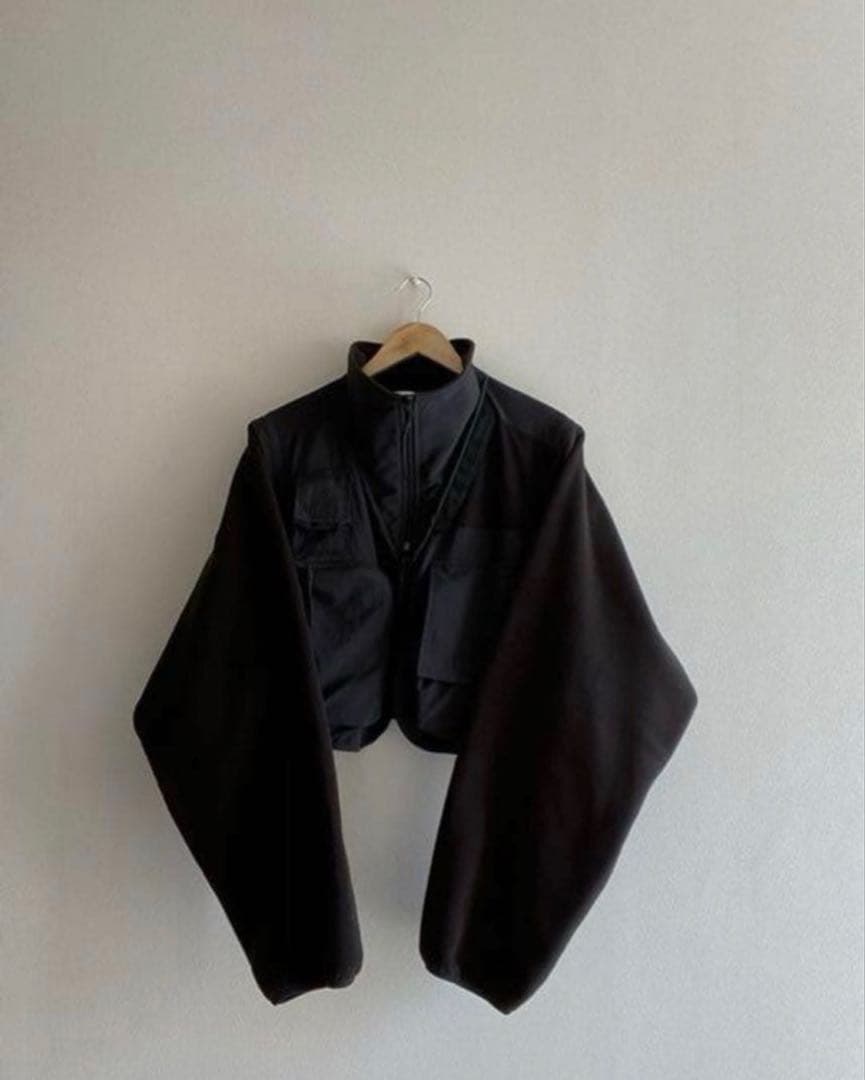 ジャケット・アウター stein OVER SLEEVE FIXXED FLEECE JACKET