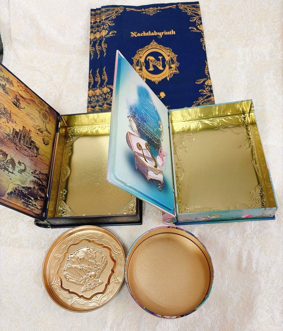 缶のみ メリーチョコレート ナハトラビュリント 海の神話 海の歌声 貝殻3種