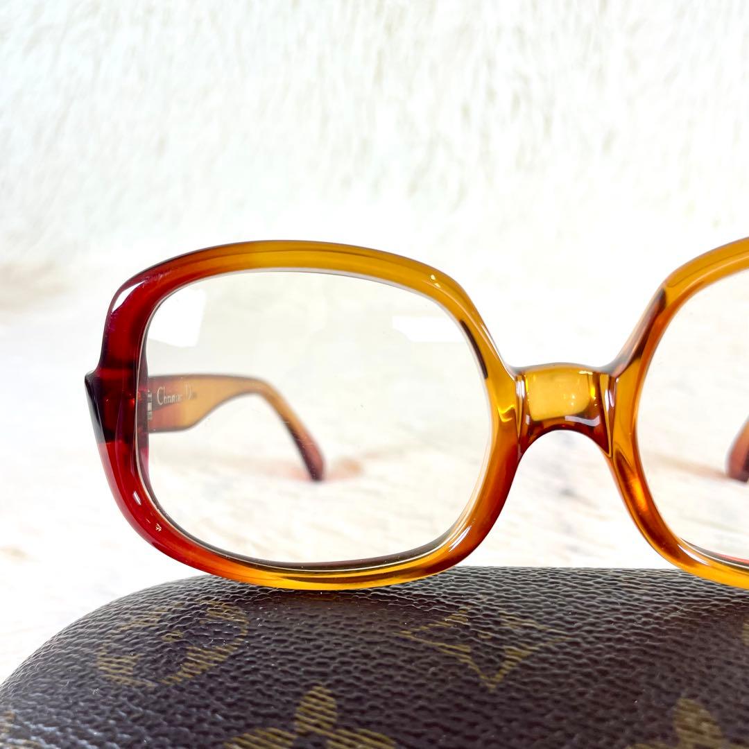 美品　60sChristian Dior　ドイツ製　サングラス　ブラウンフレーム