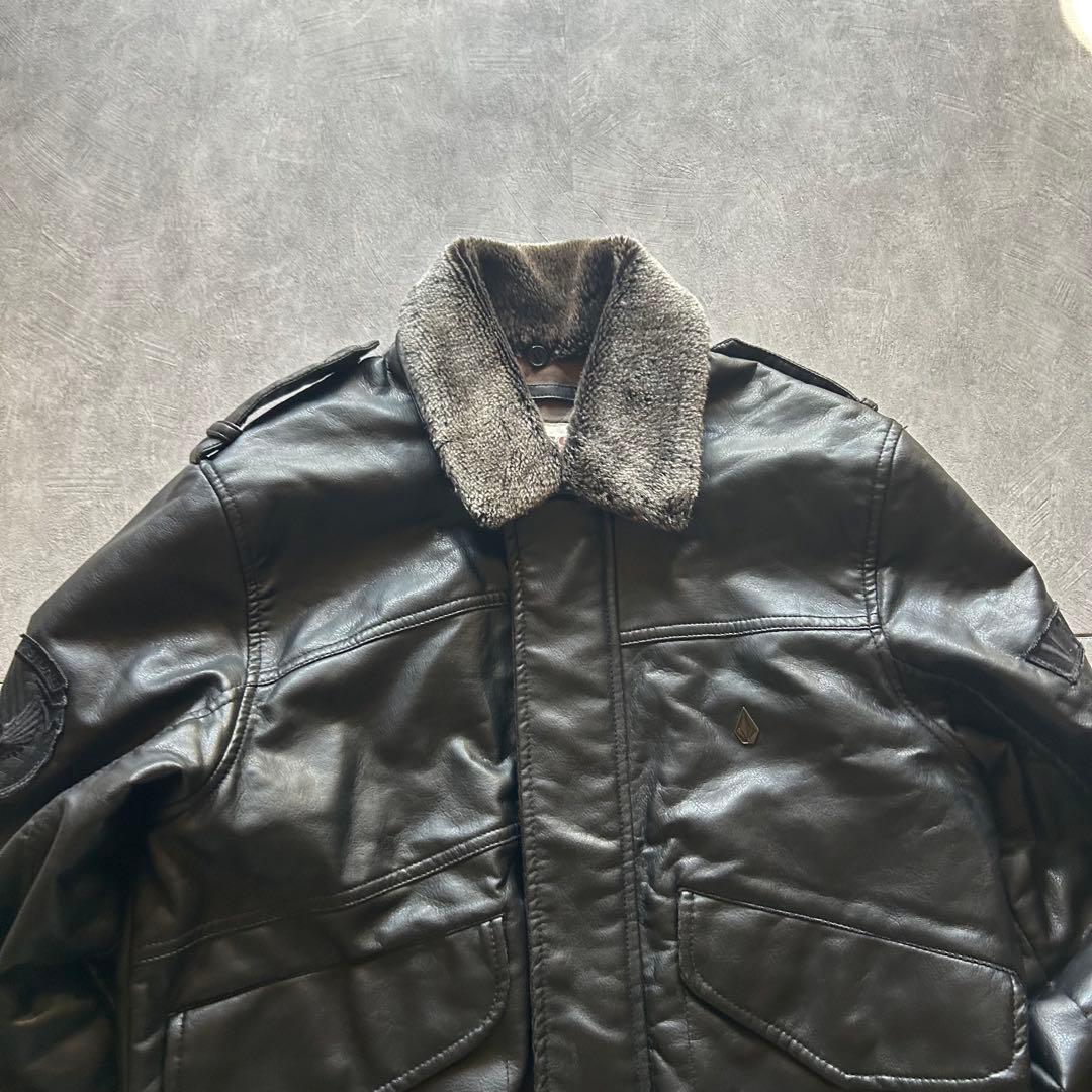 ジャケット・アウター archive volcom grunge a-2 jacket black