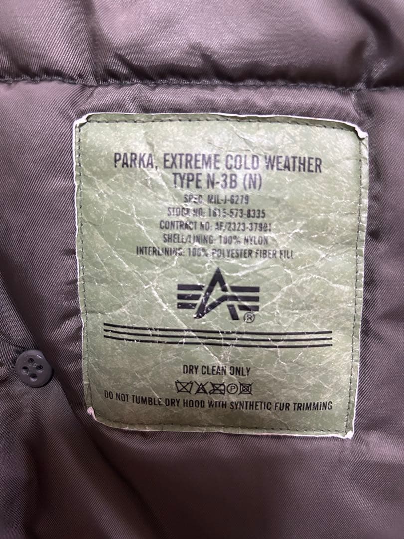 ジャケット・アウター ALPHA INDUSTRIES N-3B