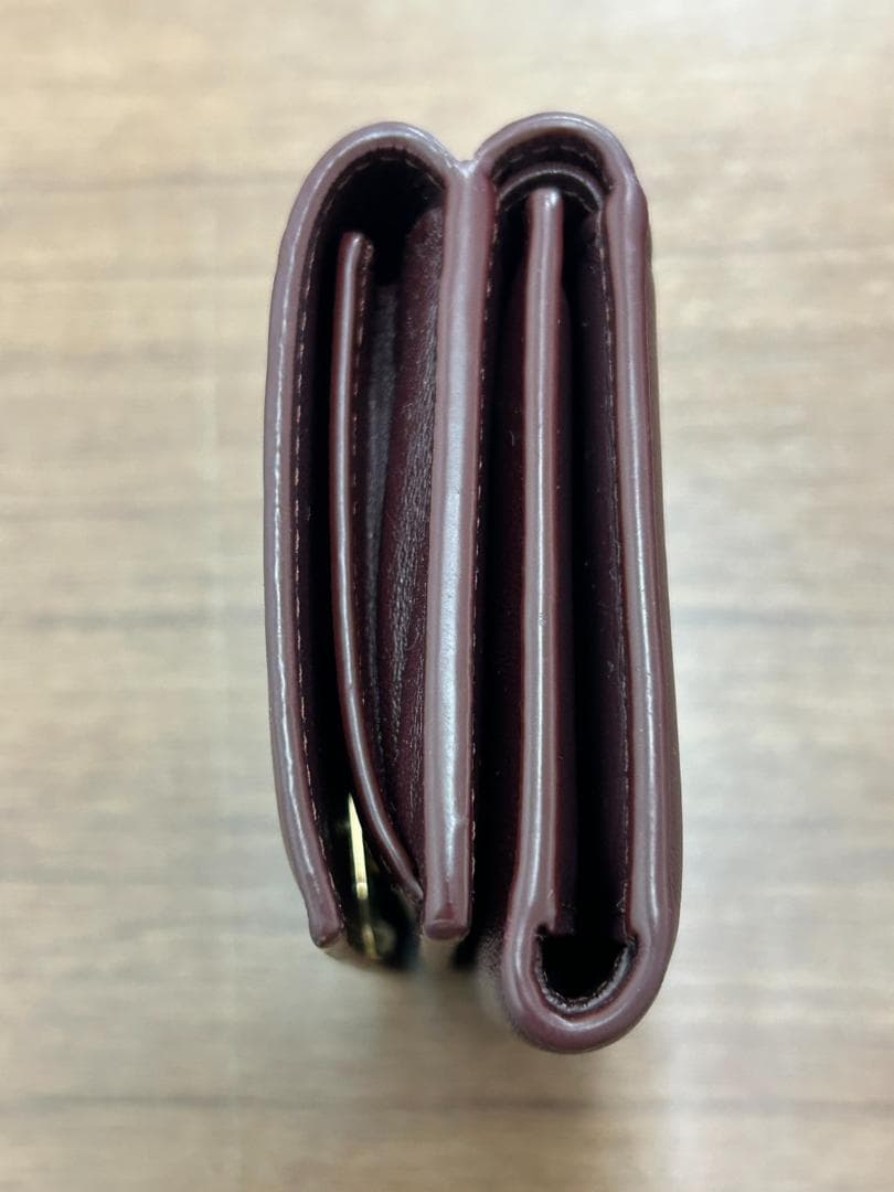 ア*ス様 【Ｃ】★LOEWE ロエベ　 三つ折り財布 バーガンディ★