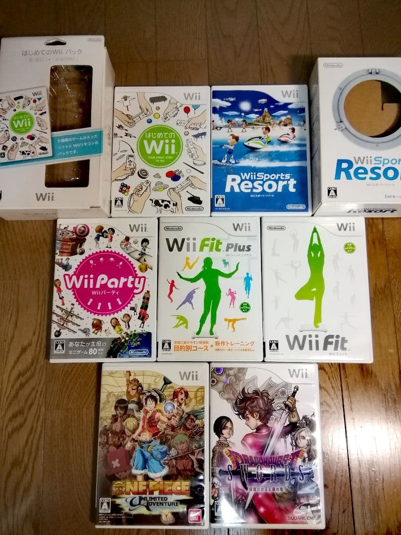 Nintendo Wii本体 WiiFit ソフト7本セット