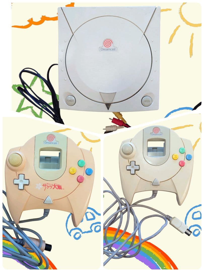 【希少・まとめ売り】ドリームキャスト 本体セット サクラ大戦限定コントローラー他