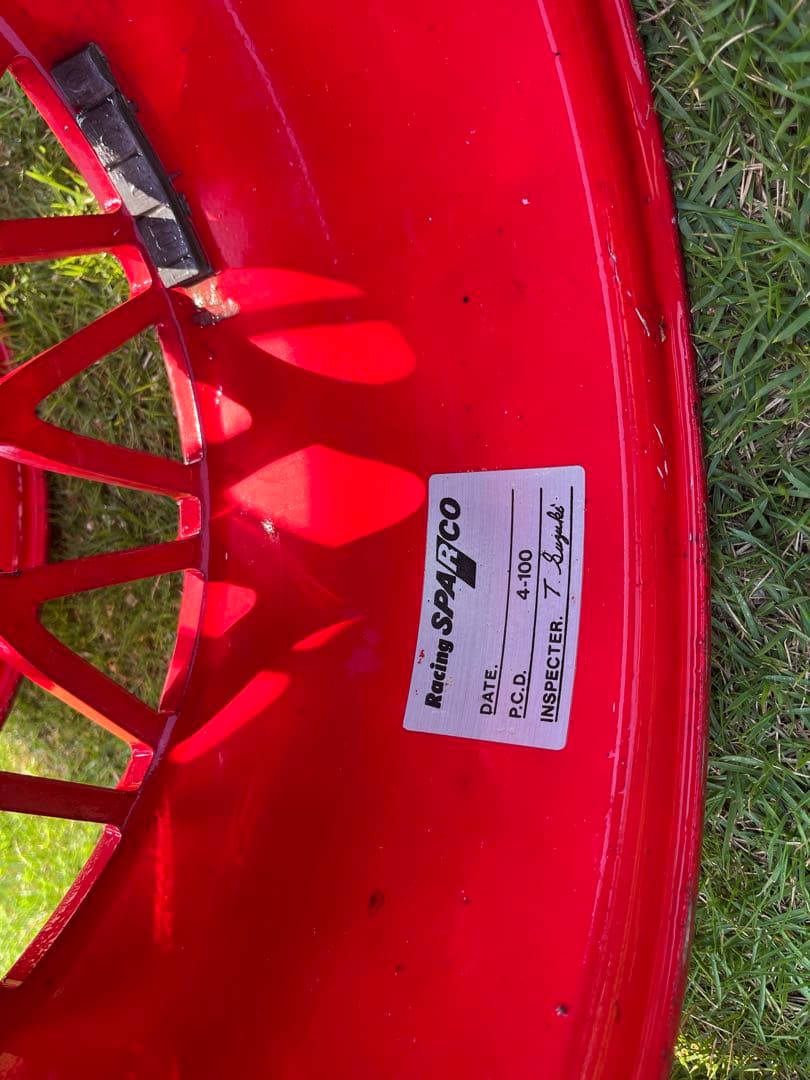 SPARCO ホイール4点14インチ6.5J +43 100 4H