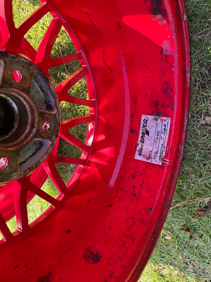 SPARCO ホイール4点14インチ6.5J +43 100 4H