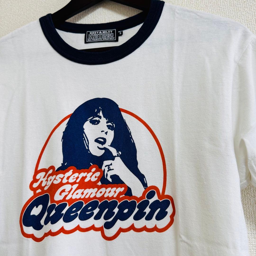 【美品・希少】HYSTERIC GLAMOUR リンガーT ヒステリックグラマー