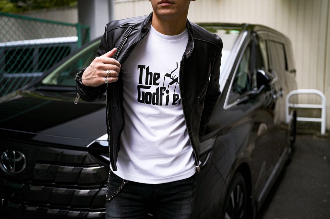 The God FIXER プリント Tシャツ WHITE ホワイト L 千場