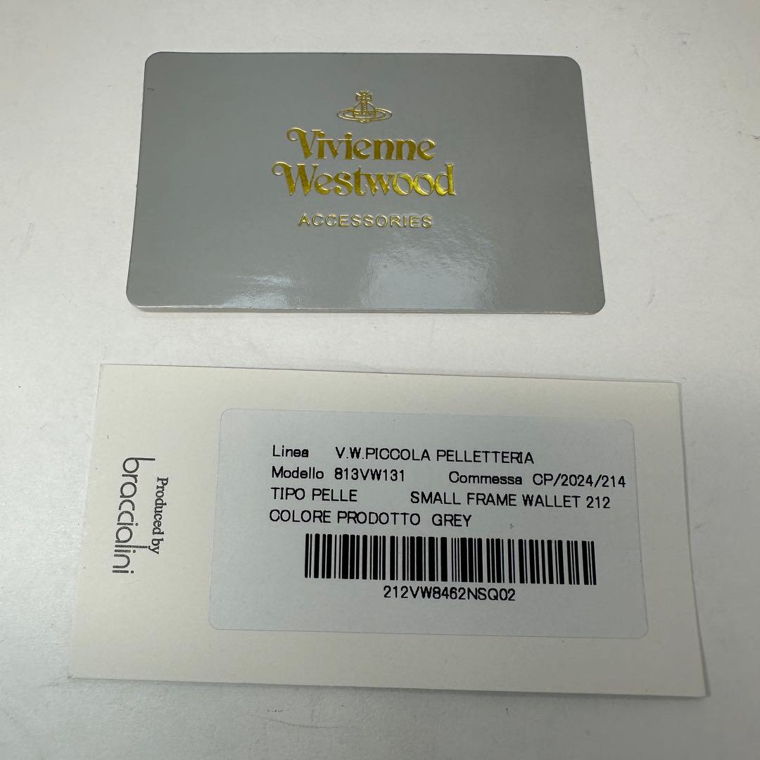 【大人気！新品】Vivienne Westwood 三つ折り財布 グレー