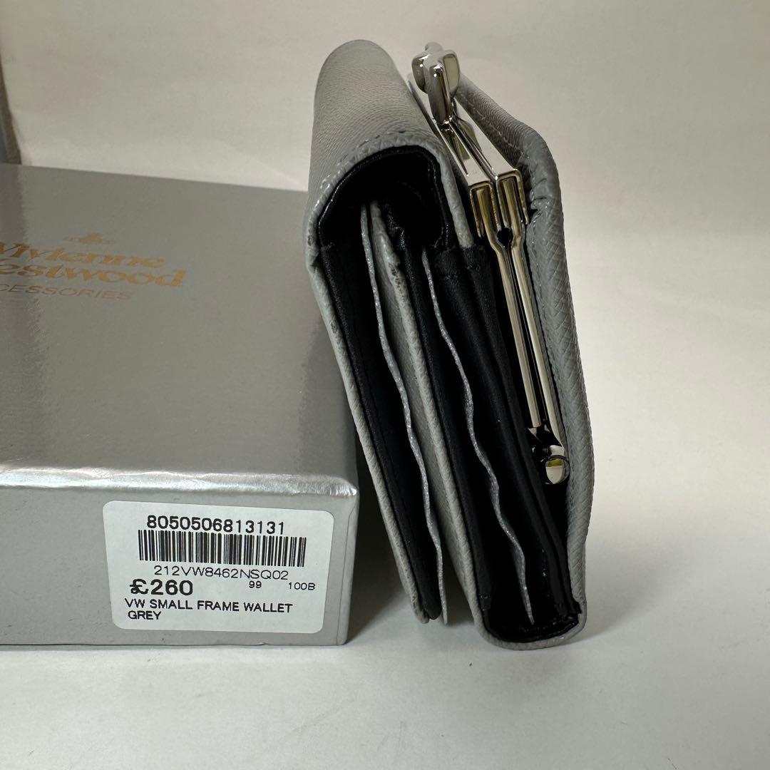 【大人気！新品】Vivienne Westwood 三つ折り財布 グレー