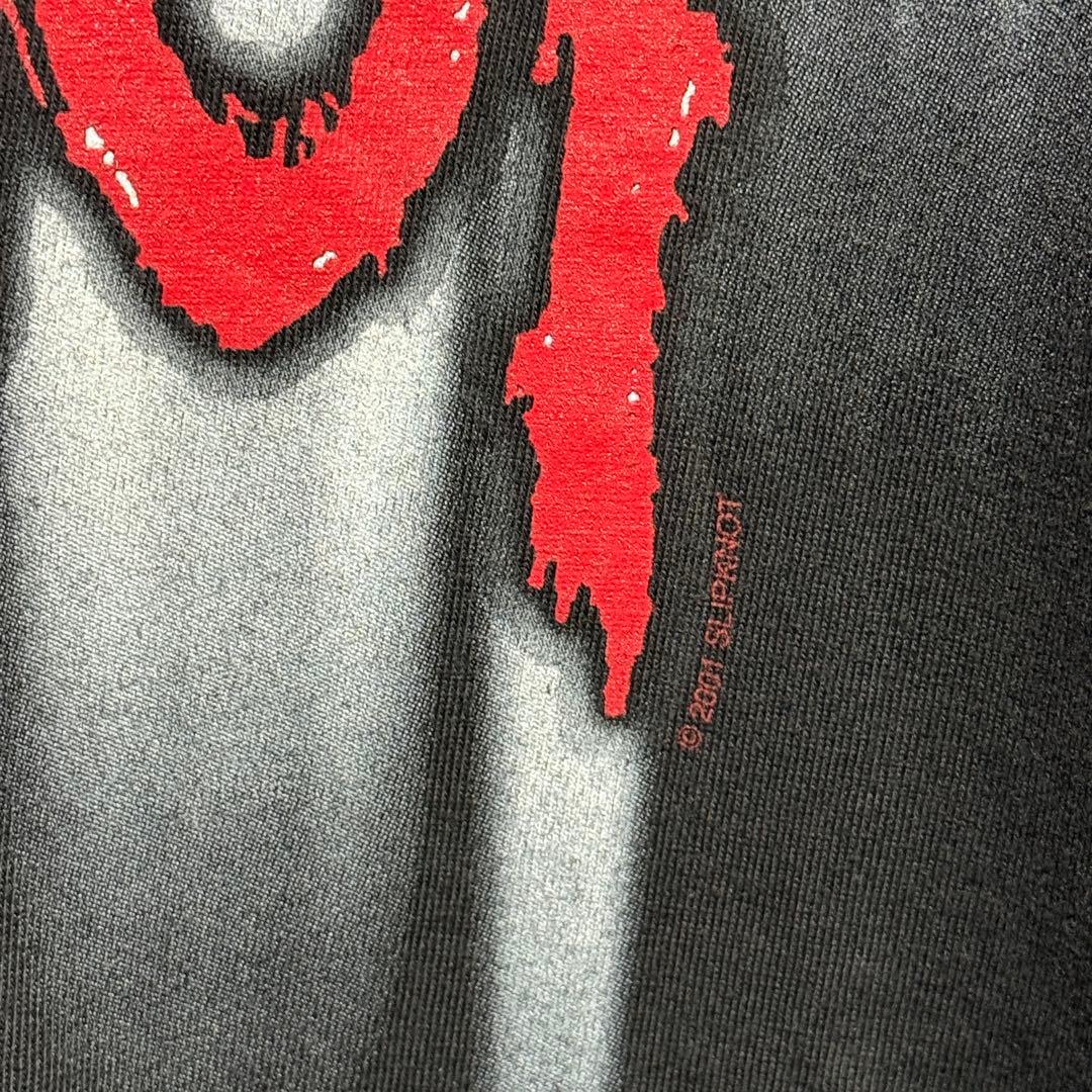 00s Slipknot Tシャツ　バンドT ロゴ　スリップノット 2001