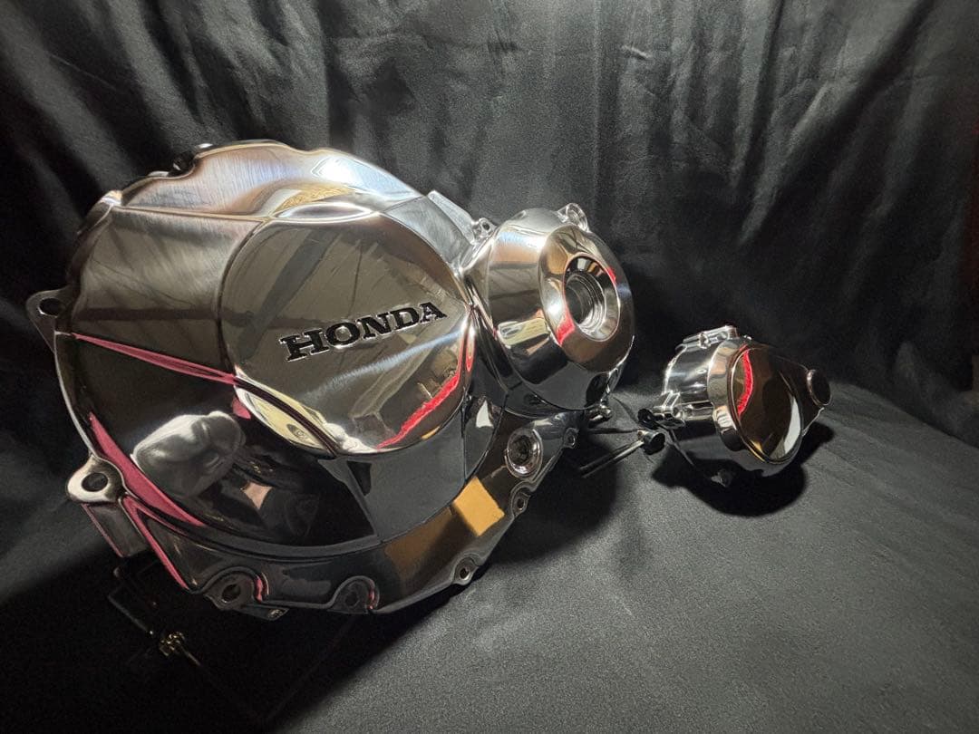 バフ工房 CB400SF NC31NC42 新品クラッチカバー&スターターカバー