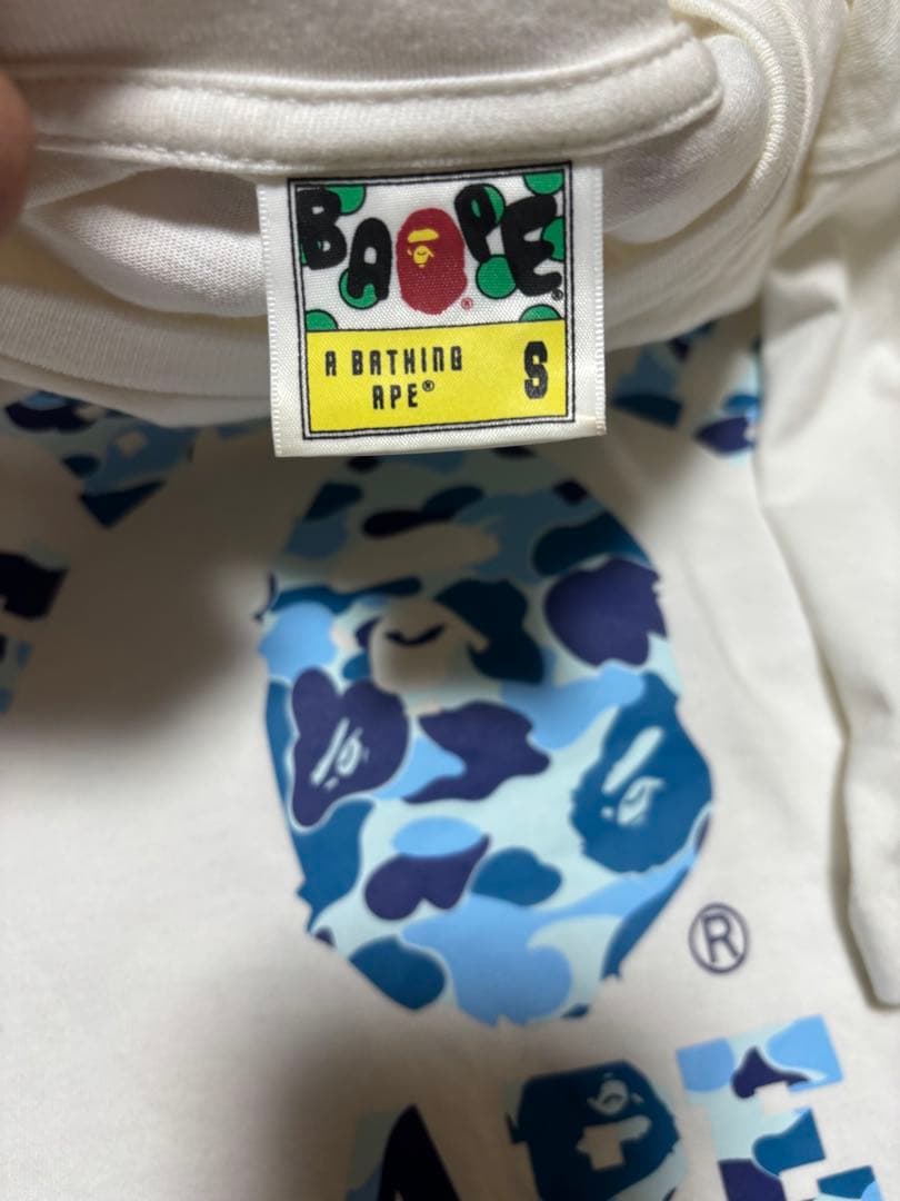 A BATHING APE 半袖メンズTシャツSサイズ ほぼ新品