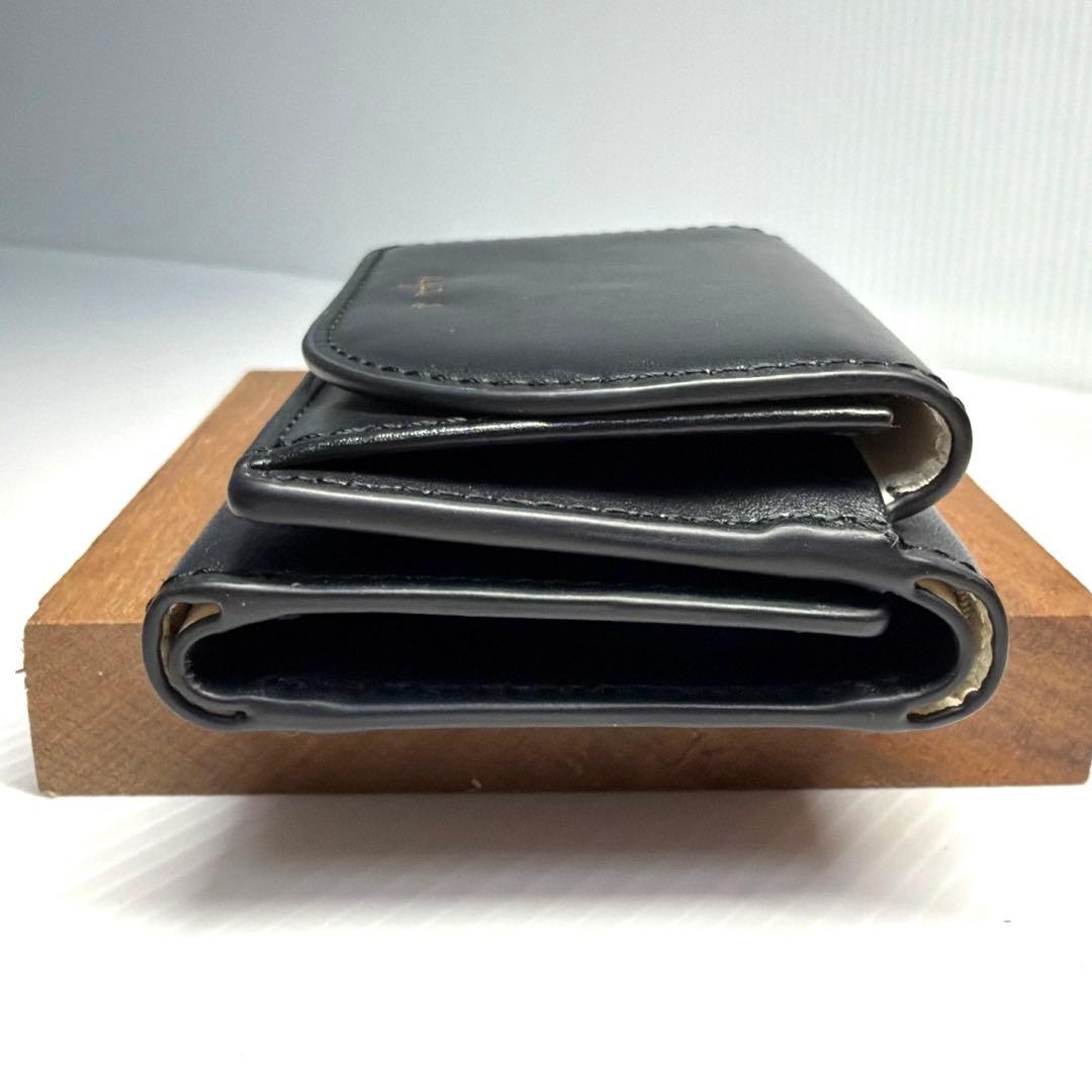 【ほぼ新品✨】agnes b. VOYAGE ウォレット三つ折り　ブラック白