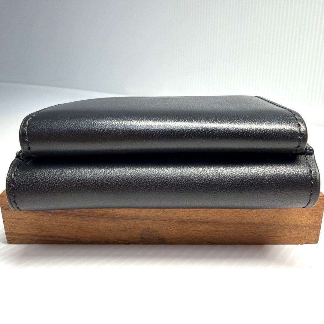 【ほぼ新品✨】agnes b. VOYAGE ウォレット三つ折り　ブラック白