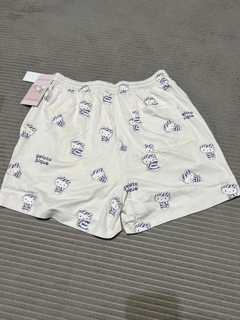 オンライン即完売 ジェラートピケ 総柄ショートパンツ サンリオ サンリオハウス