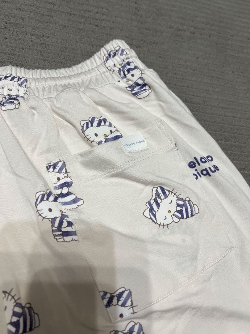 オンライン即完売 ジェラートピケ 総柄ショートパンツ サンリオ サンリオハウス