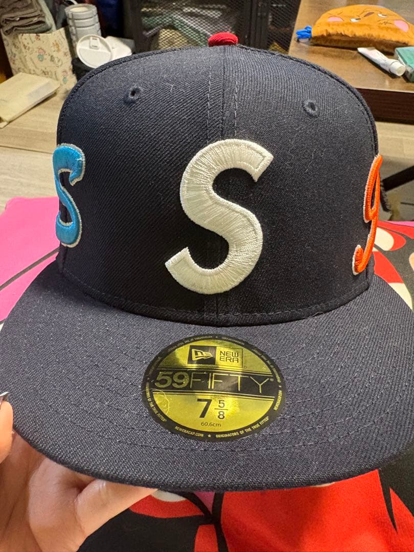 【Supreme】Multi S Logo New Era \"Navy\"