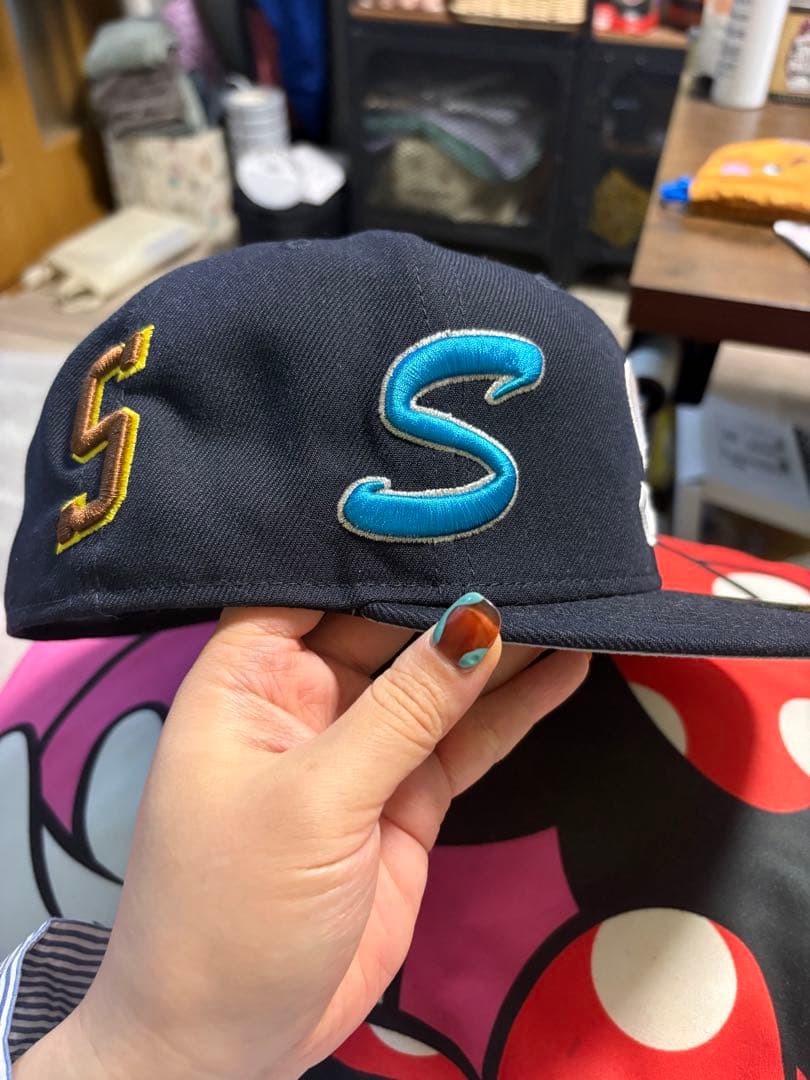 【Supreme】Multi S Logo New Era \"Navy\"