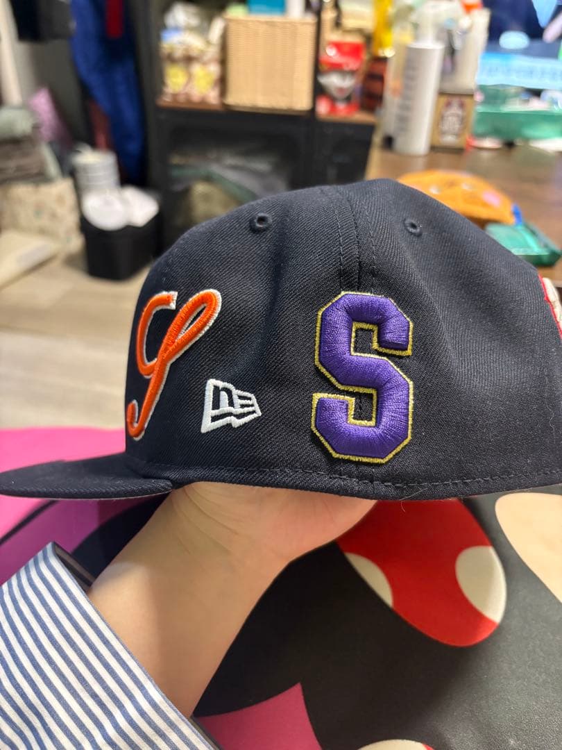 【Supreme】Multi S Logo New Era \"Navy\"