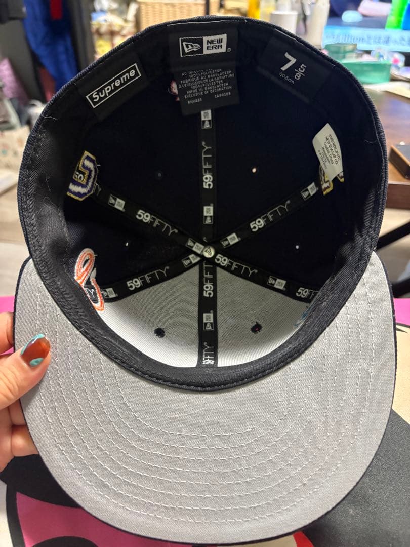 【Supreme】Multi S Logo New Era \"Navy\"