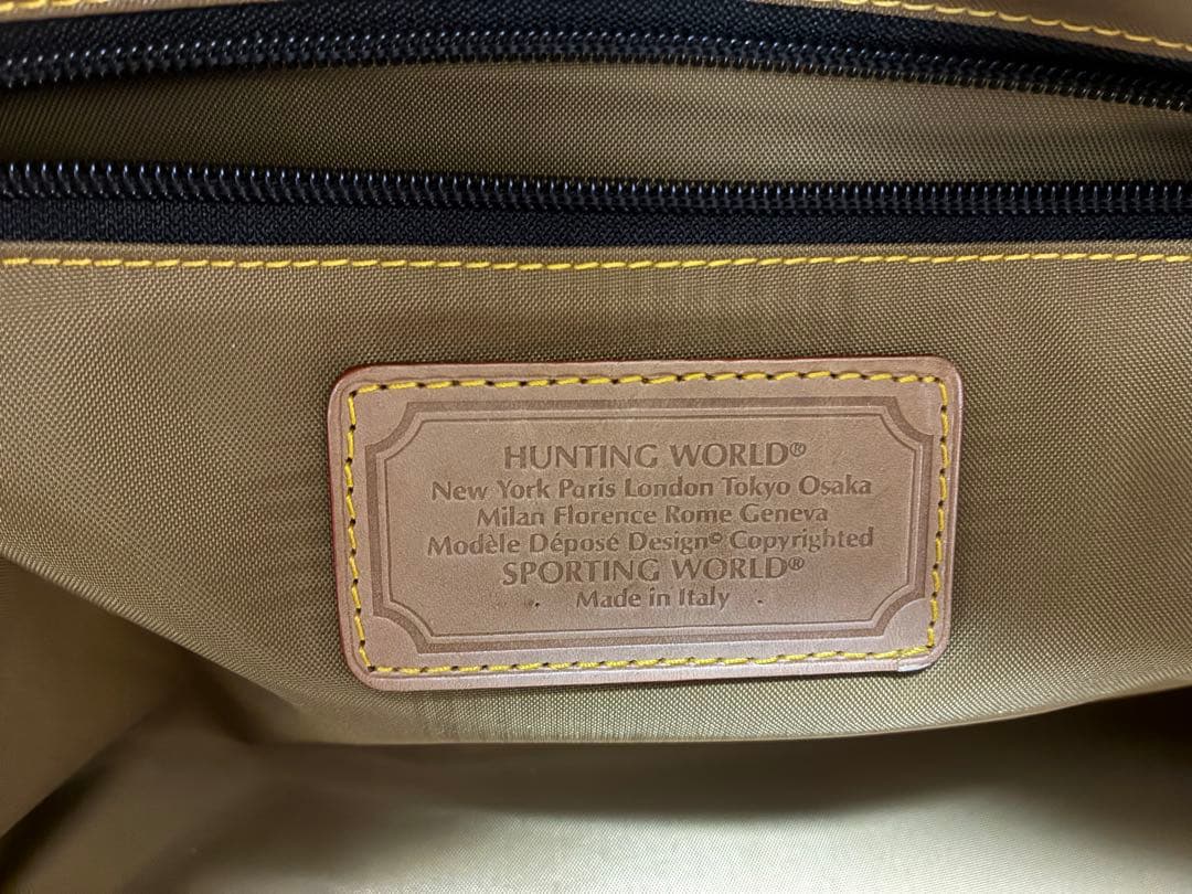 HUNTING WORLD ハンティングワールド ボストンバッグ