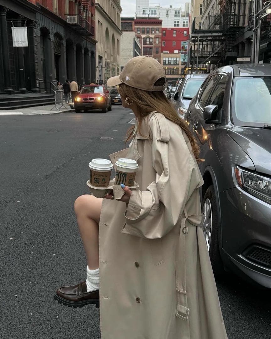 ジャケット・アウター thetoe ROOSEVELT TRENCH COAT meteora