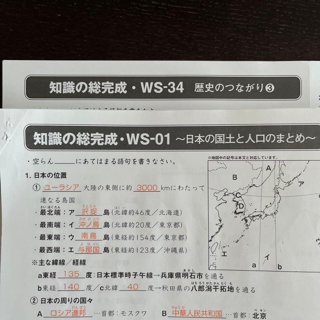 サピックス SAPIX 6年　社会　デイリー　SS ウィークリー