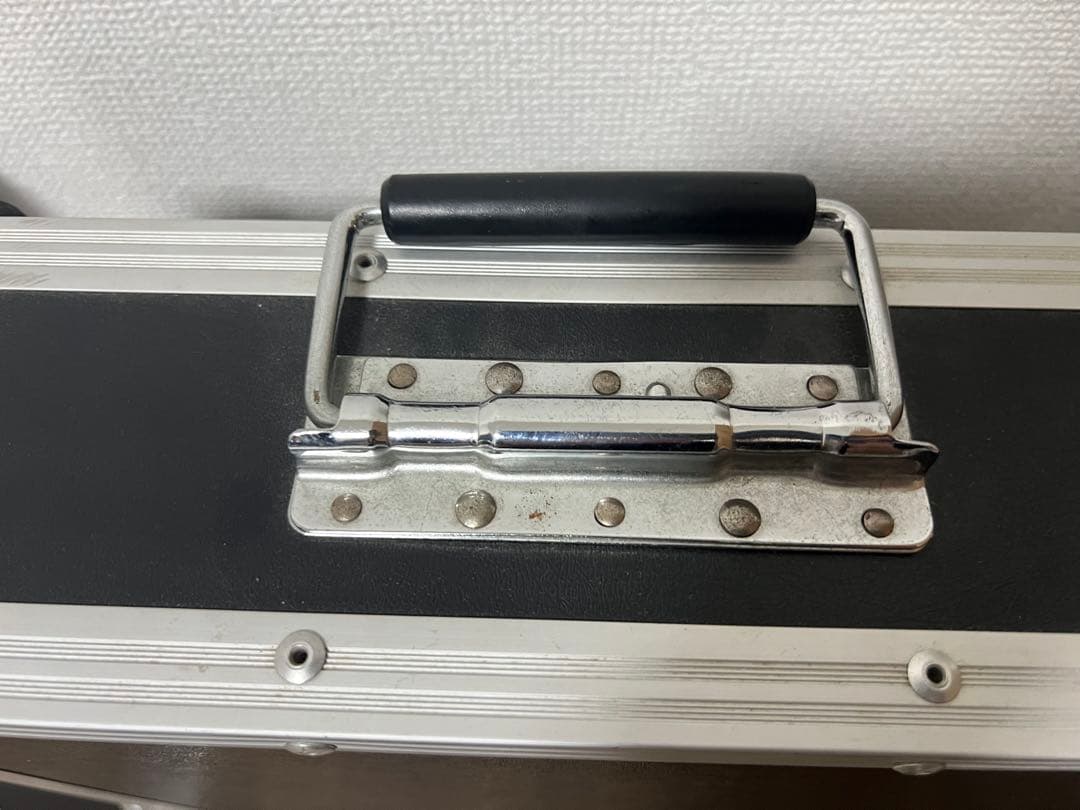 中古　ラックケース 2U ブラック　シルバー