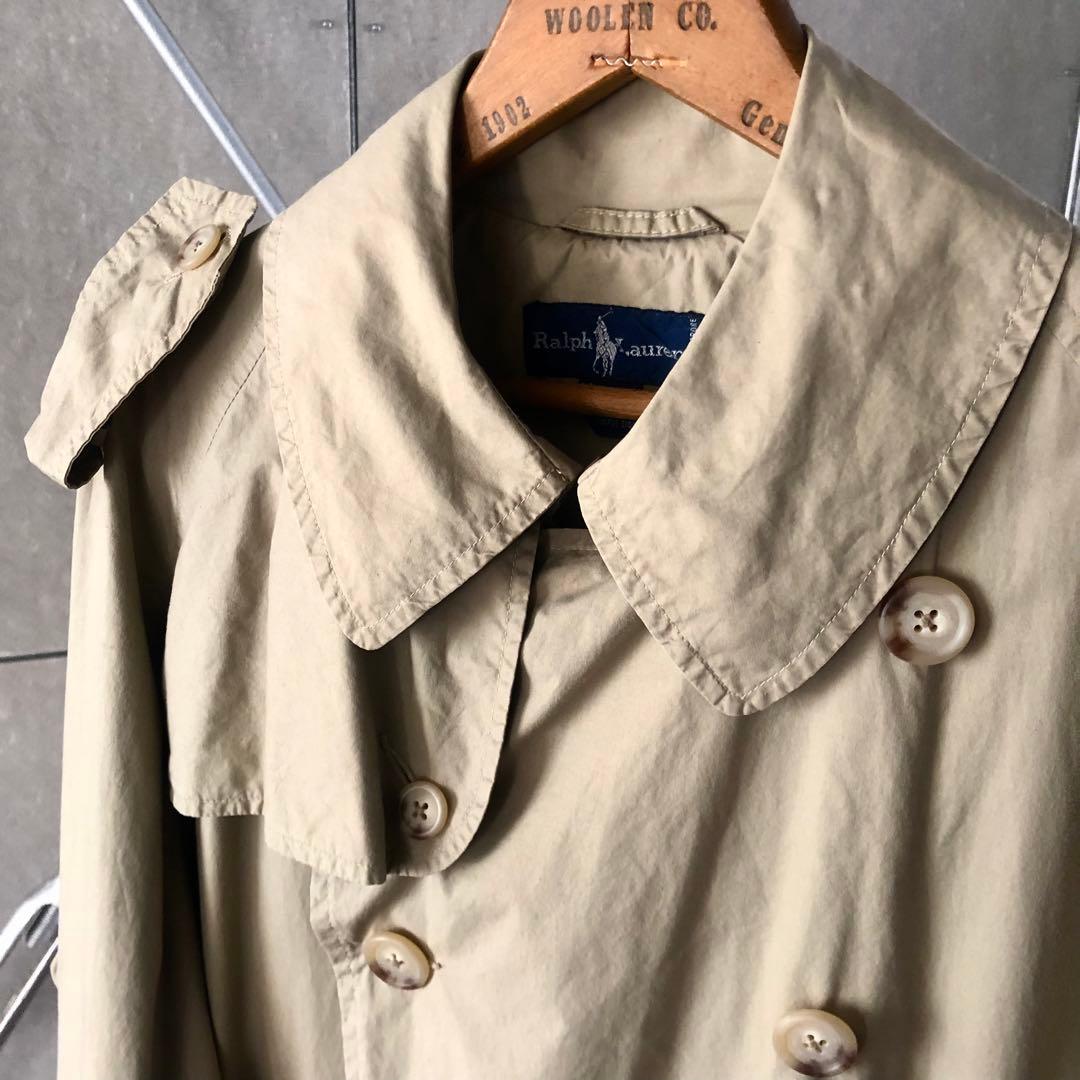 ⭐️Ralph Lauren 貴重☆一枚袖☆ビンテージトレンチ（スプリングコート）