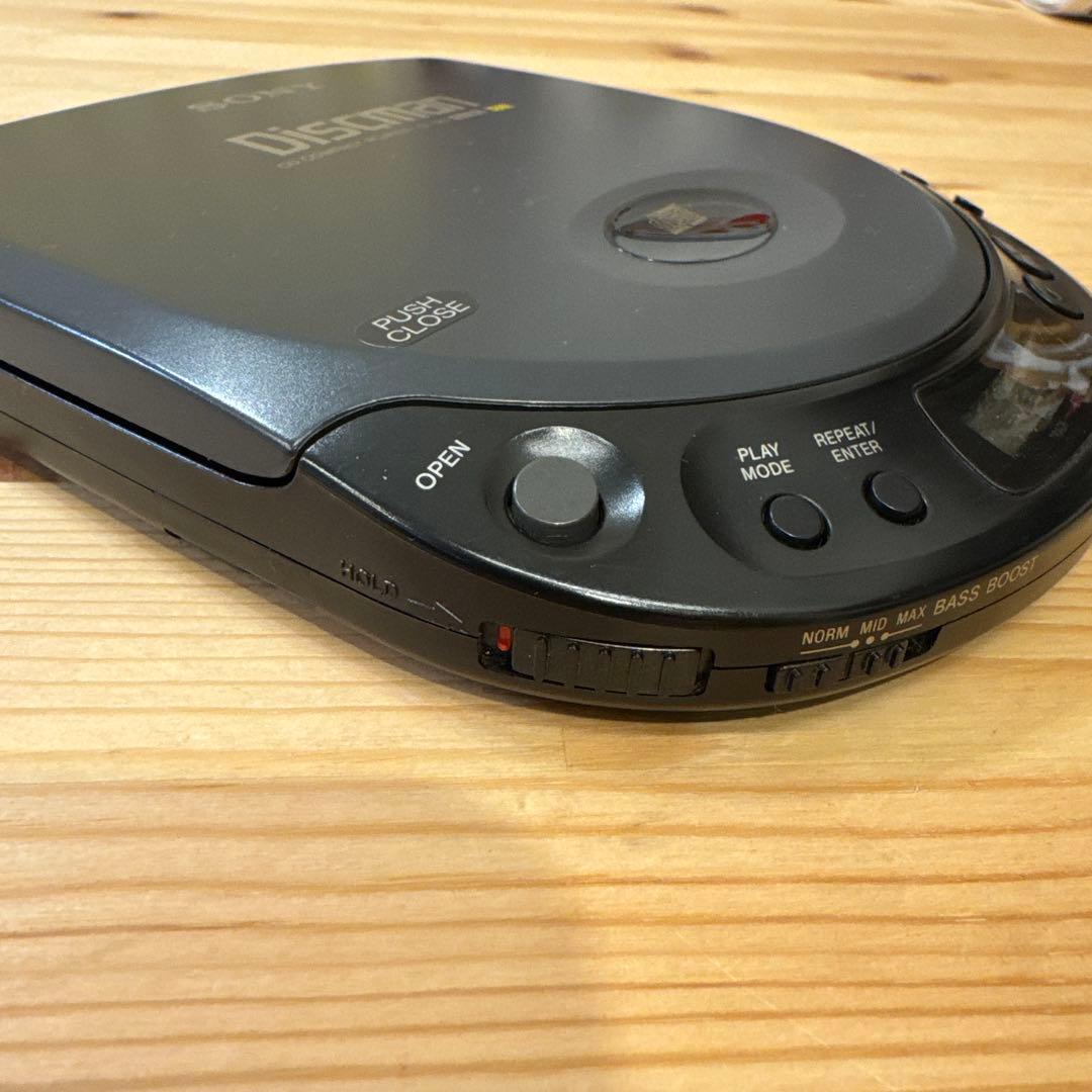 【希少品・動作正常】SONY Discman D-120ポータブルCDプレーヤー