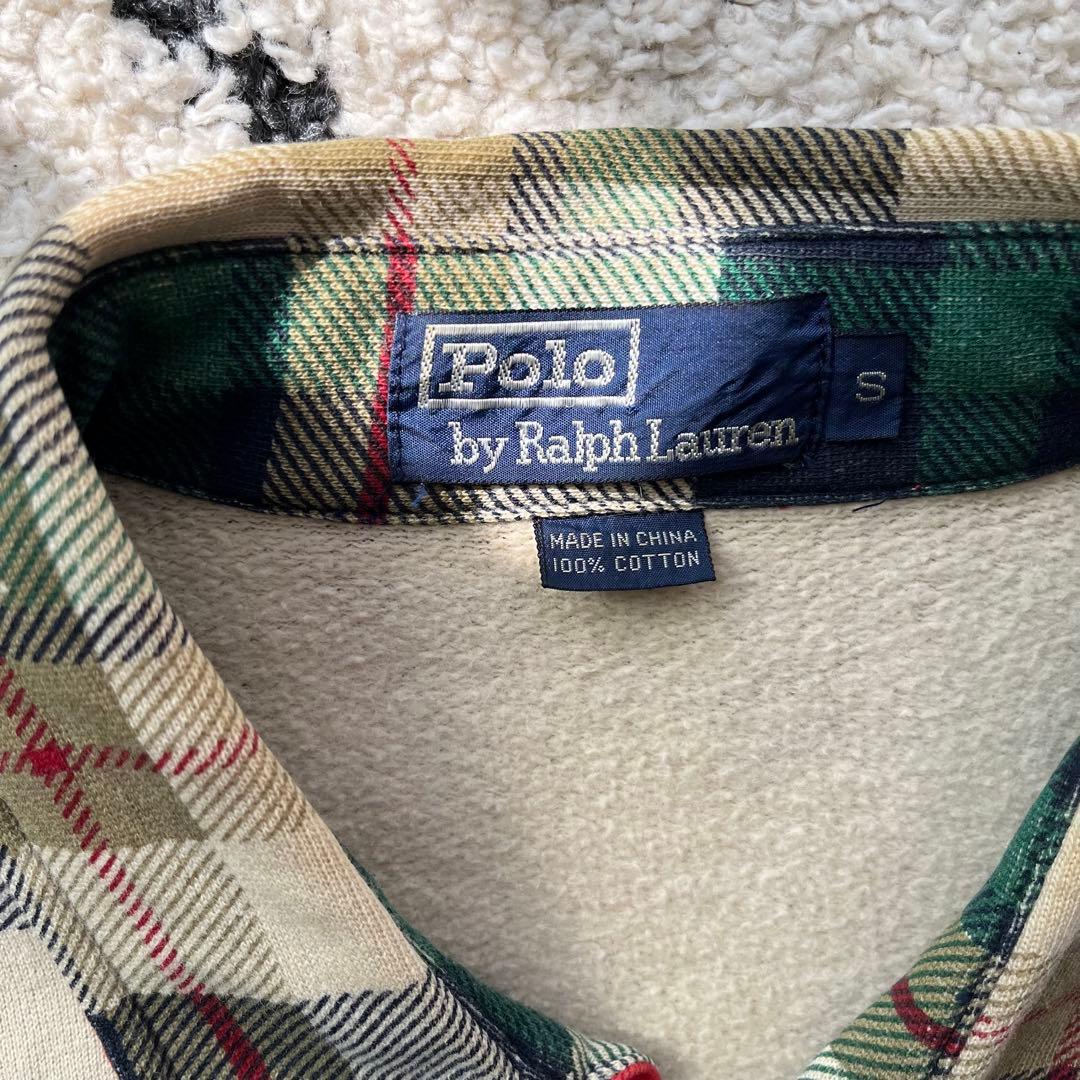 Polo by Ralph Lauren スウェット地 スイングトップ チェック