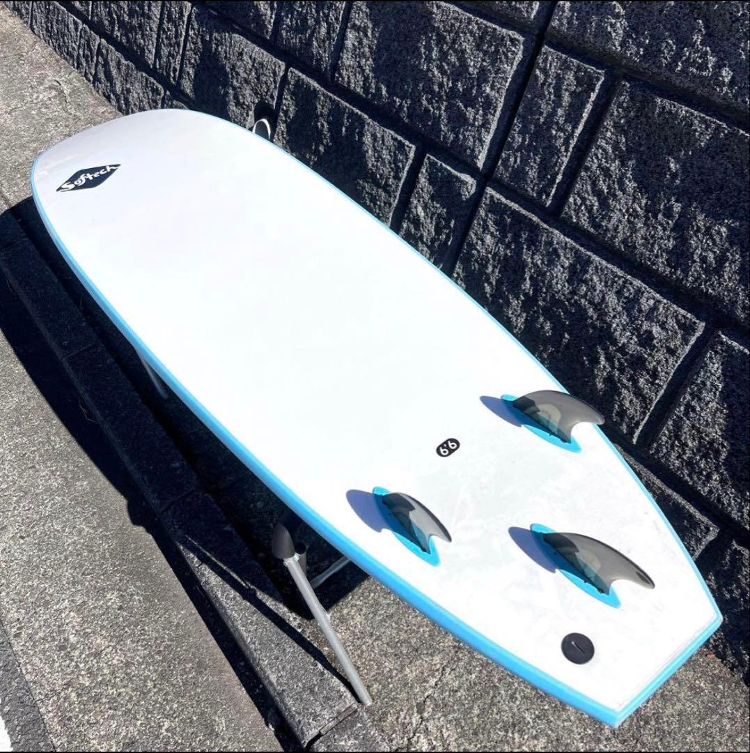 美品　Softech 6’6ft ファンボード