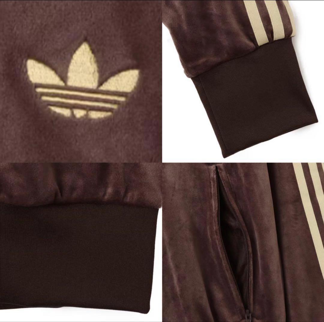 ジャケット・アウター adidas originals VELOUR FIREBIRD BROWN S
